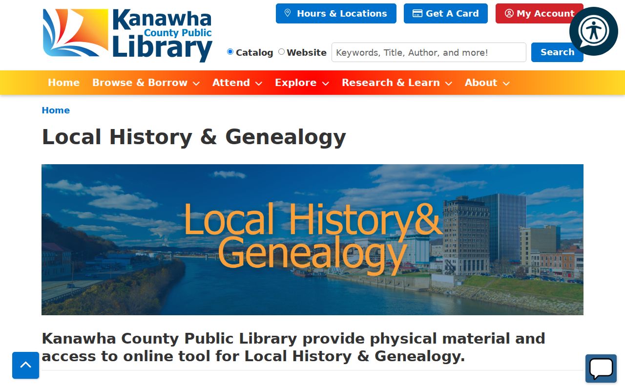 Kanawha County city directory and newspaper research resources